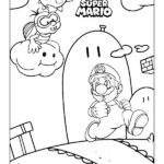 dibujo para colorear mario bros