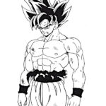 dibujos de goku para colorear