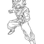 dibujos de goku para colorear