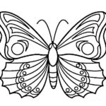 dibujos de mariposas para colorear