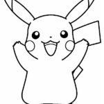 dibujos de pikachu para colorear