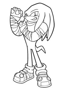 dibujos de sonic para colorear