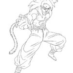 dibujos goku para colorear