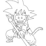 dibujos para colorear de goku