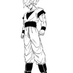 dibujos para colorear de goku