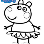 dibujos para colorear de peppa pig