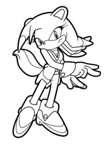 dibujos para colorear de sonic