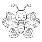 dibujos para colorear mariposas