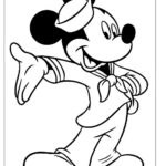 dibujos para colorear mickey mouse