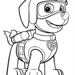 dibujos para colorear patrulla canina