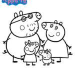 dibujos para colorear peppa pig