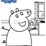 dibujos para colorear peppa pig