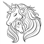 dibujos para colorear unicornio