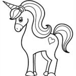 dibujos para colorear unicornios