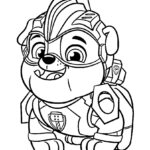 dibujos patrulla canina para colorear