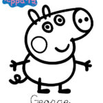 dibujos peppa pig para colorear