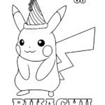 dibujos pikachu para colorear