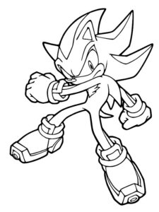 dibujos sonic para colorear