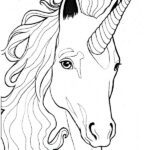 dibujos unicornios para colorear