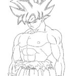 goku para colorear