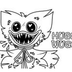 huggy wuggy dibujo para colorear