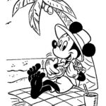 mickey mouse para colorear