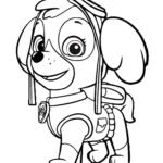 patrulla canina dibujos para colorear