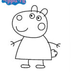 peppa pig para colorear