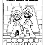 personajes mario bros para colorear