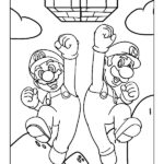 personajes mario bros para colorear