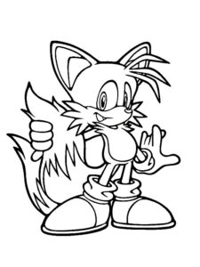 sonic dibujos para colorear