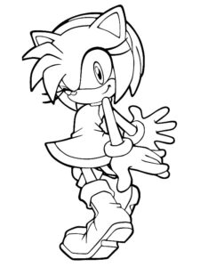 sonic dibujos para colorear