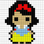 pixel art disney facil