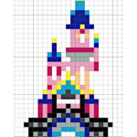 pixel art disney facil