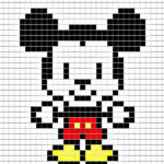 pixel art disney facil