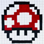 pixel art mario