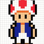 pixel art mario