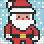 navidad pixel art