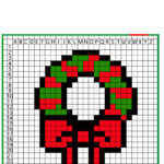 pixel art de navidad