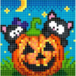 pixel art halloween