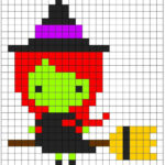 pixel art halloween