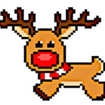 pixel art navidad