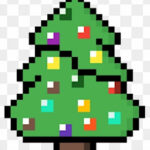 pixel art navidad