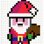 pixel art navidad