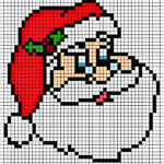 pixel art navidad