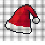 pixel art navidad facil